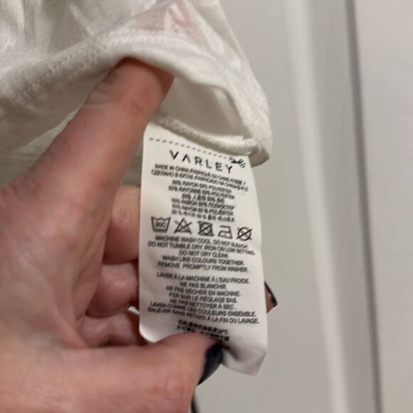 Varley White Sheer Almo Tee - XS and L - Picture 6 of 6